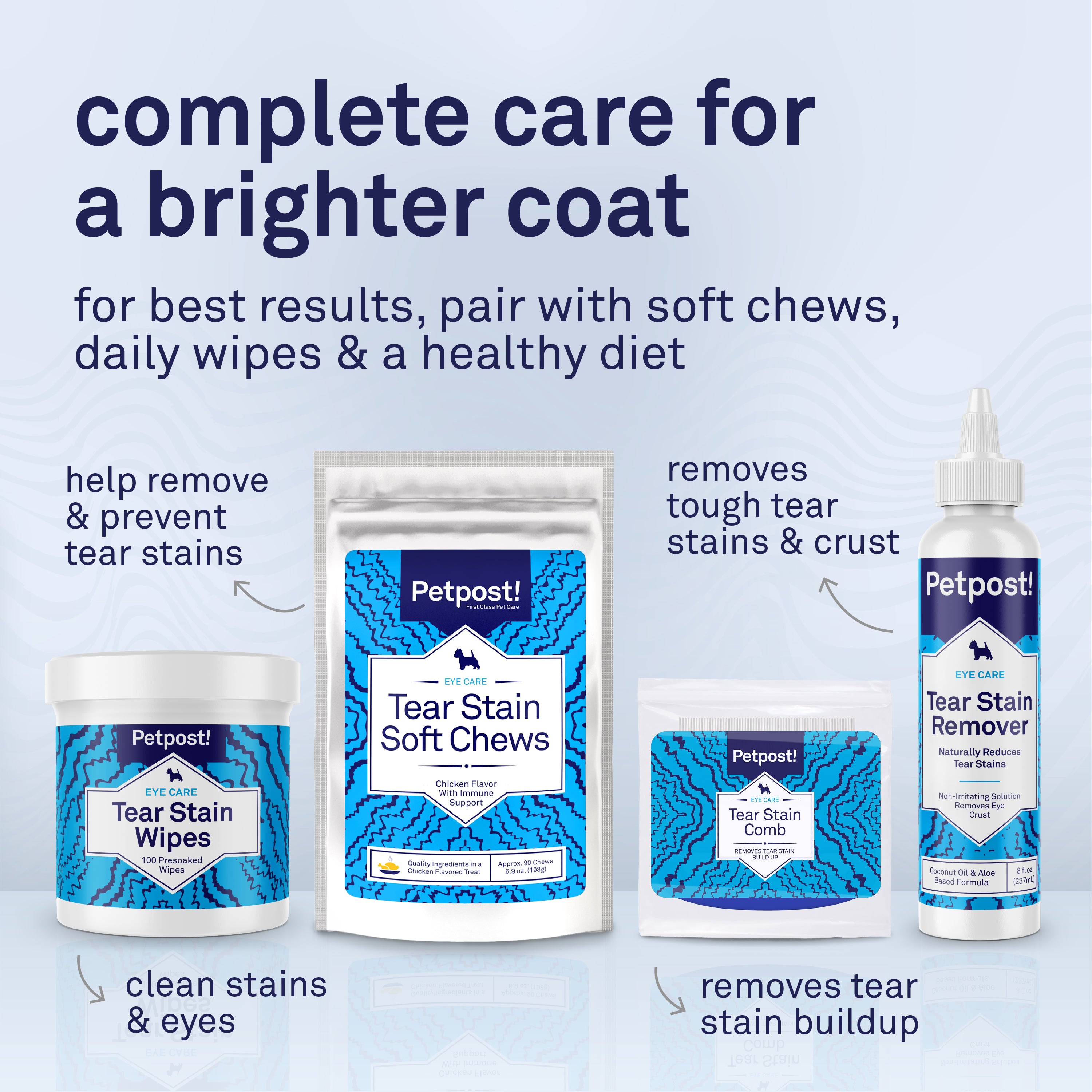 Petpost Dog Whitening Shampoo - Brightens White & Light-Colored Coats - Watermelon Scent for Maltese, Shih Tzu, Bichon Frise & Poodles
