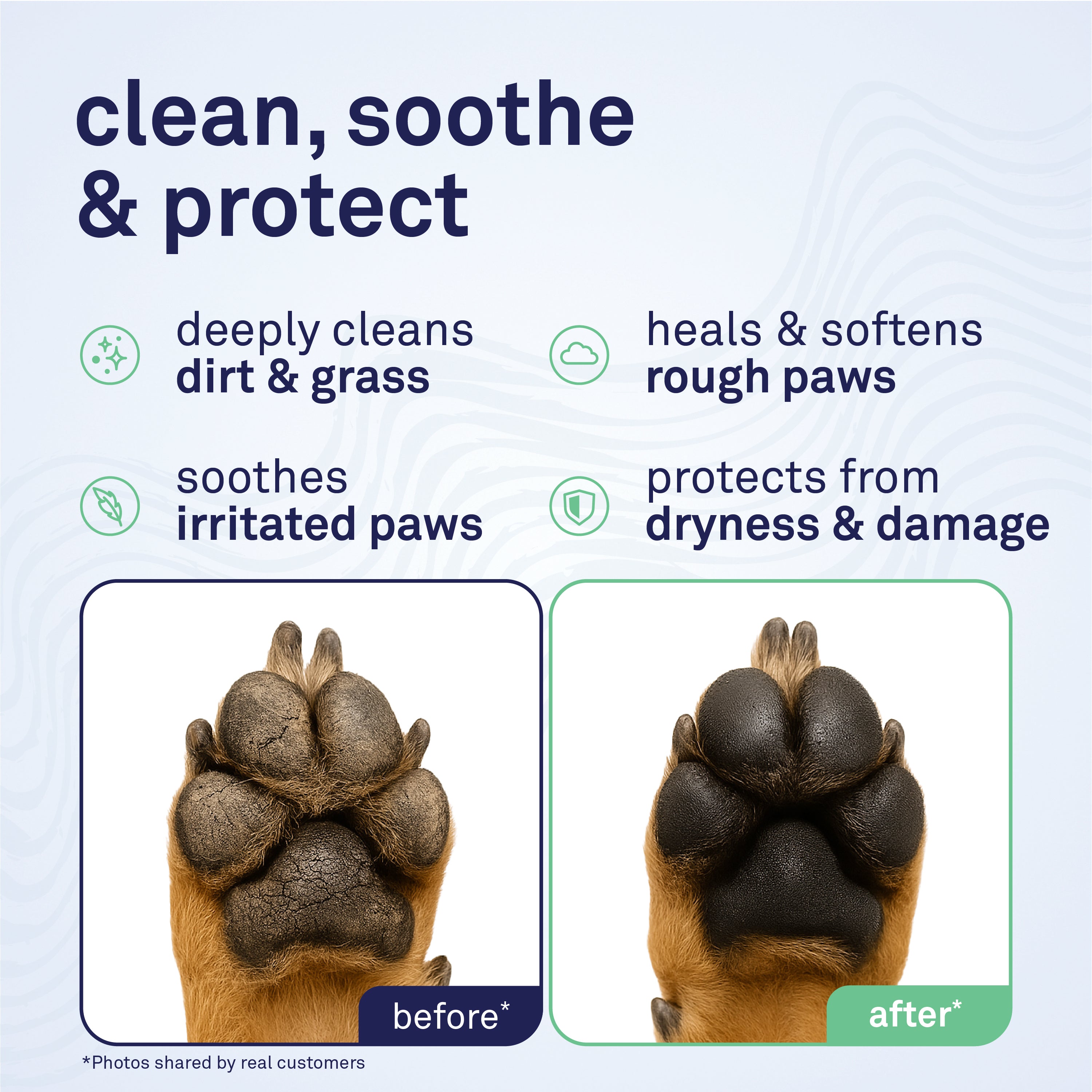 Petpost Large Paw Wipes for Dogs - 70 Count Cotton Pads with Coconut Oil, Jojoba Oil & Aloe - Cherry Blossom Scent - Soothes Dry, Cracked, Itchy Paws