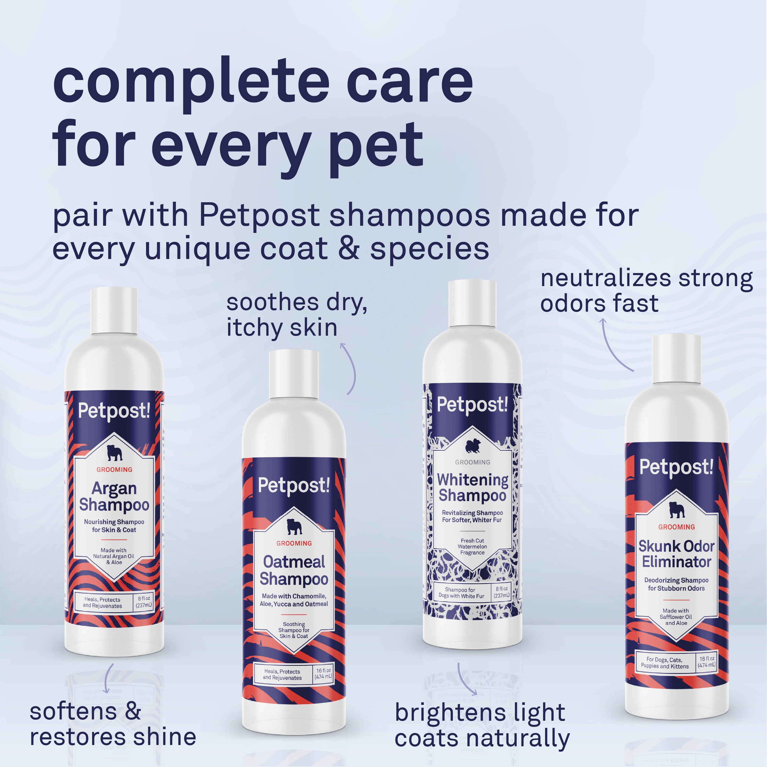 Petpost Ferret Shampoo - Natural Deodorizing Formula for Ferrets & Small Animals - Safflower Oil Cleanses Without Drying Skin - 8 oz