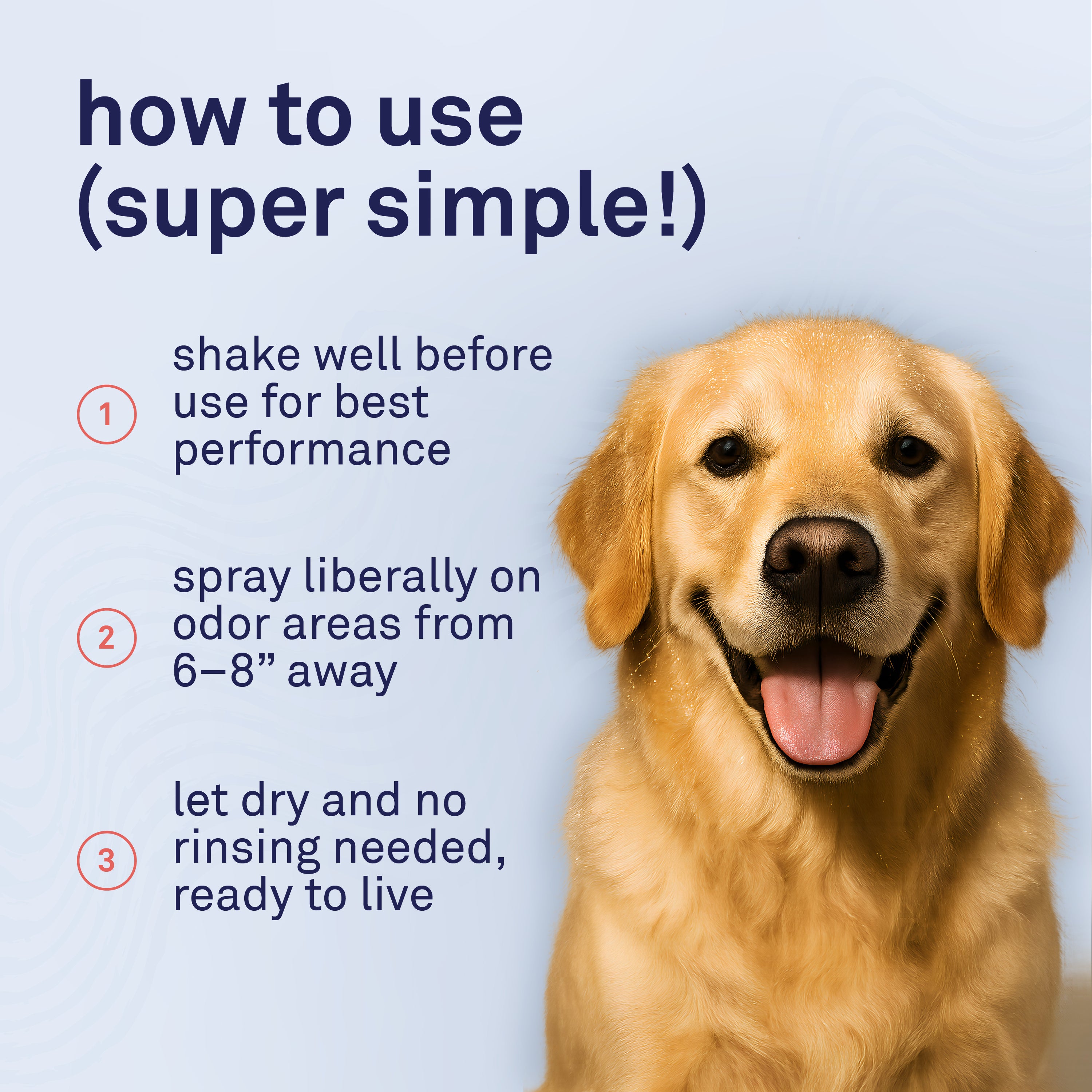 Petpost Pet Odor Eliminator Spray for Dogs & Cats - Natural Deodorizer for Pet & Home - Safe After-Bath Freshener for Beds, Furniture & Coats - 8 oz