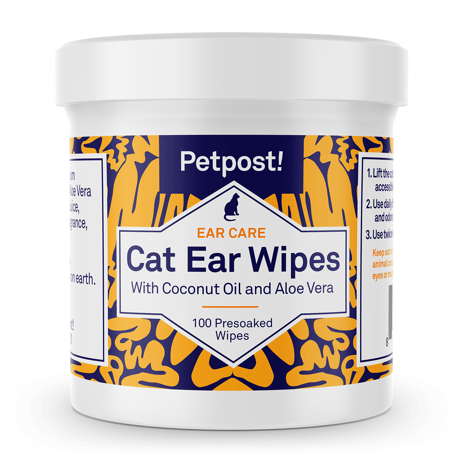 Cat Ear Wipes by Petpost for grooming dogs