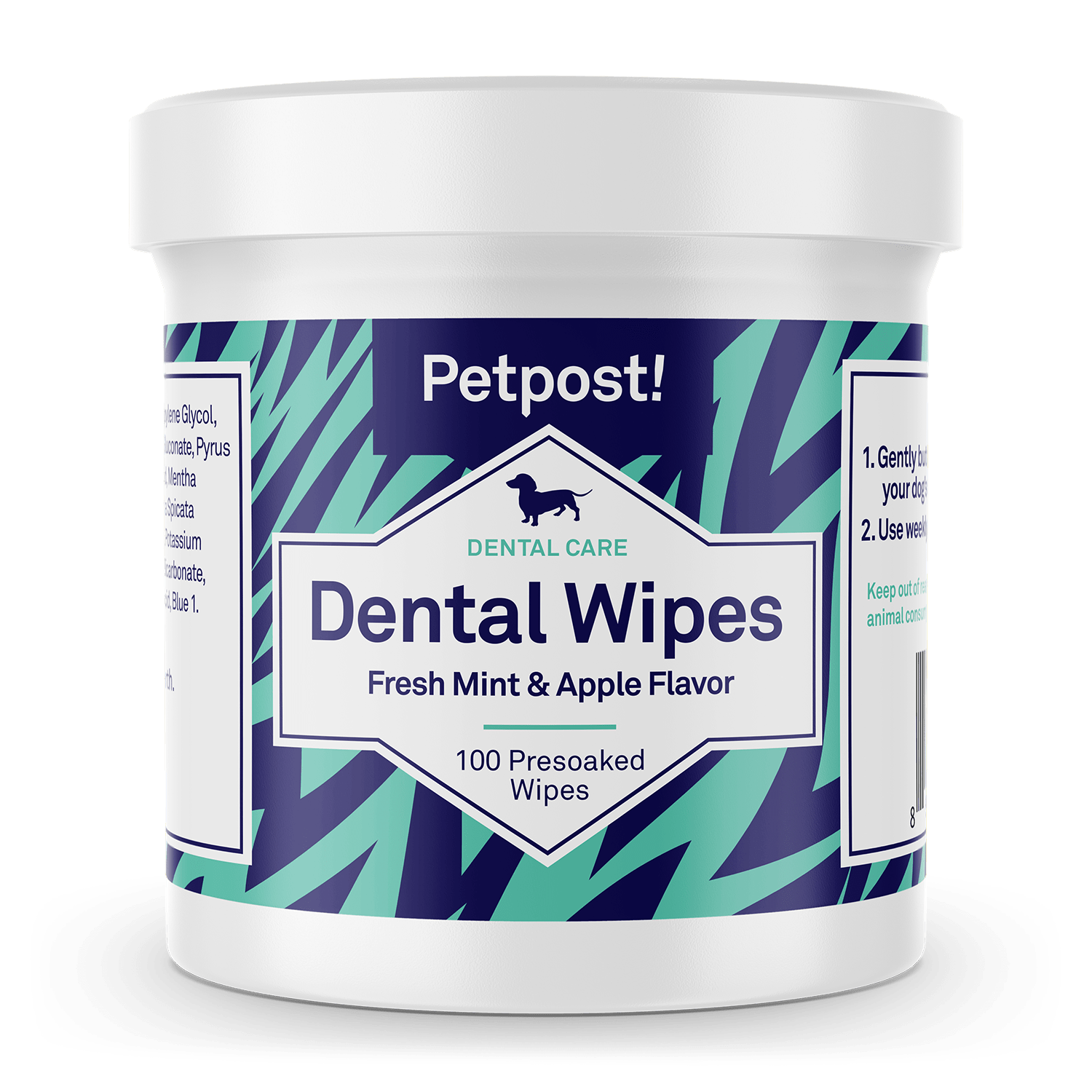 Dental Wipes by Petpost for grooming dogs