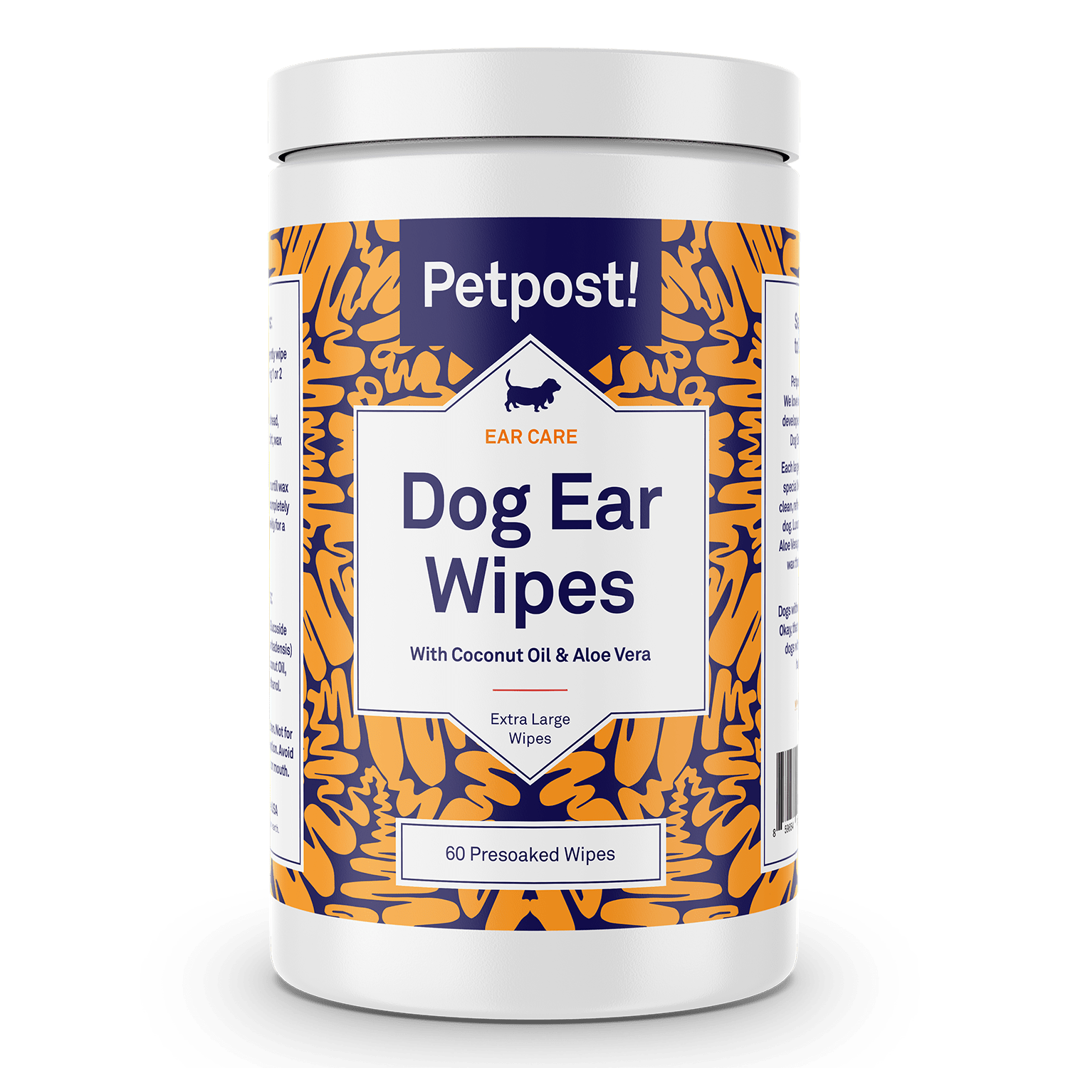 Dog Ear Wipes - Large by Petpost for grooming dogs