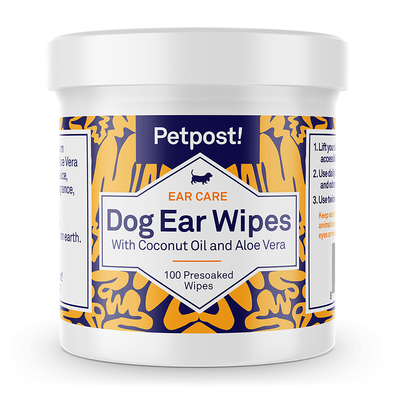 Dog Ear Wipes by Petpost for grooming dogs