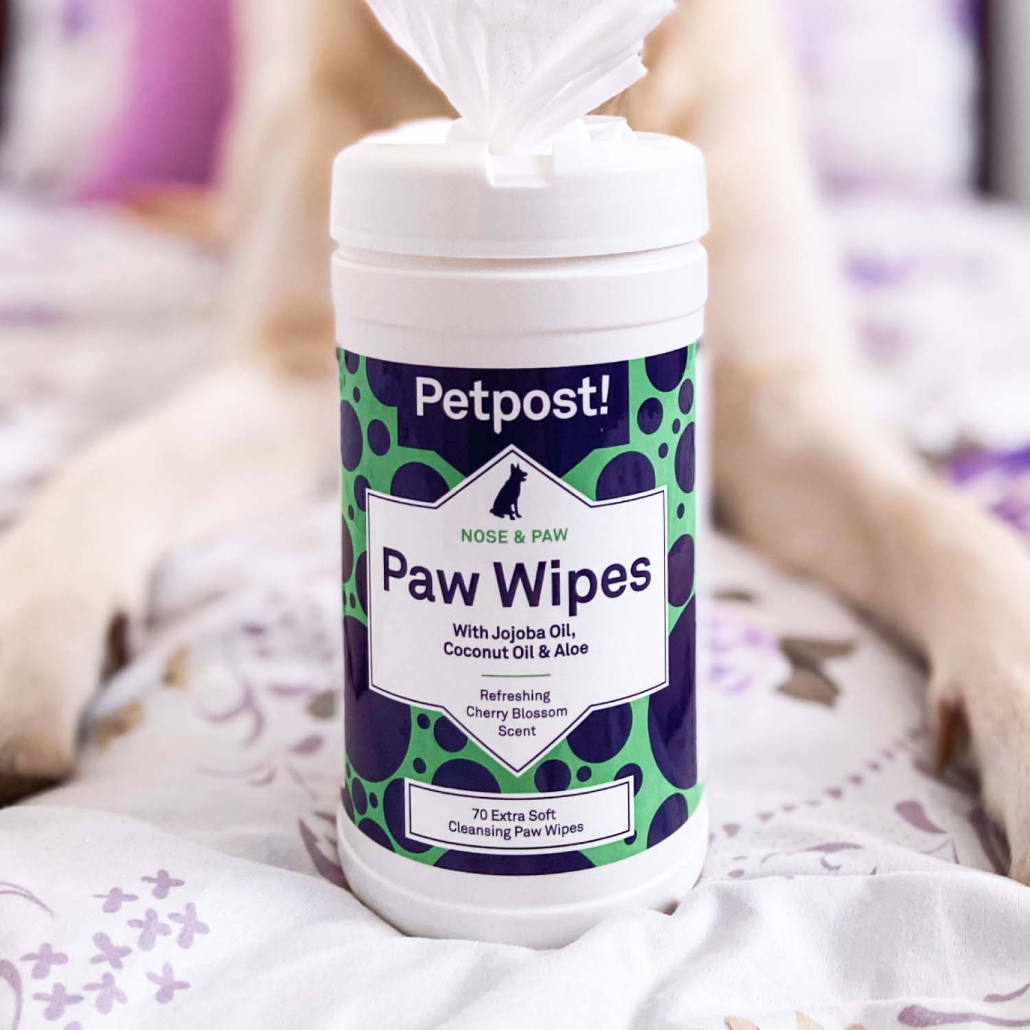 Paw Wipes by Petpost for grooming dogs