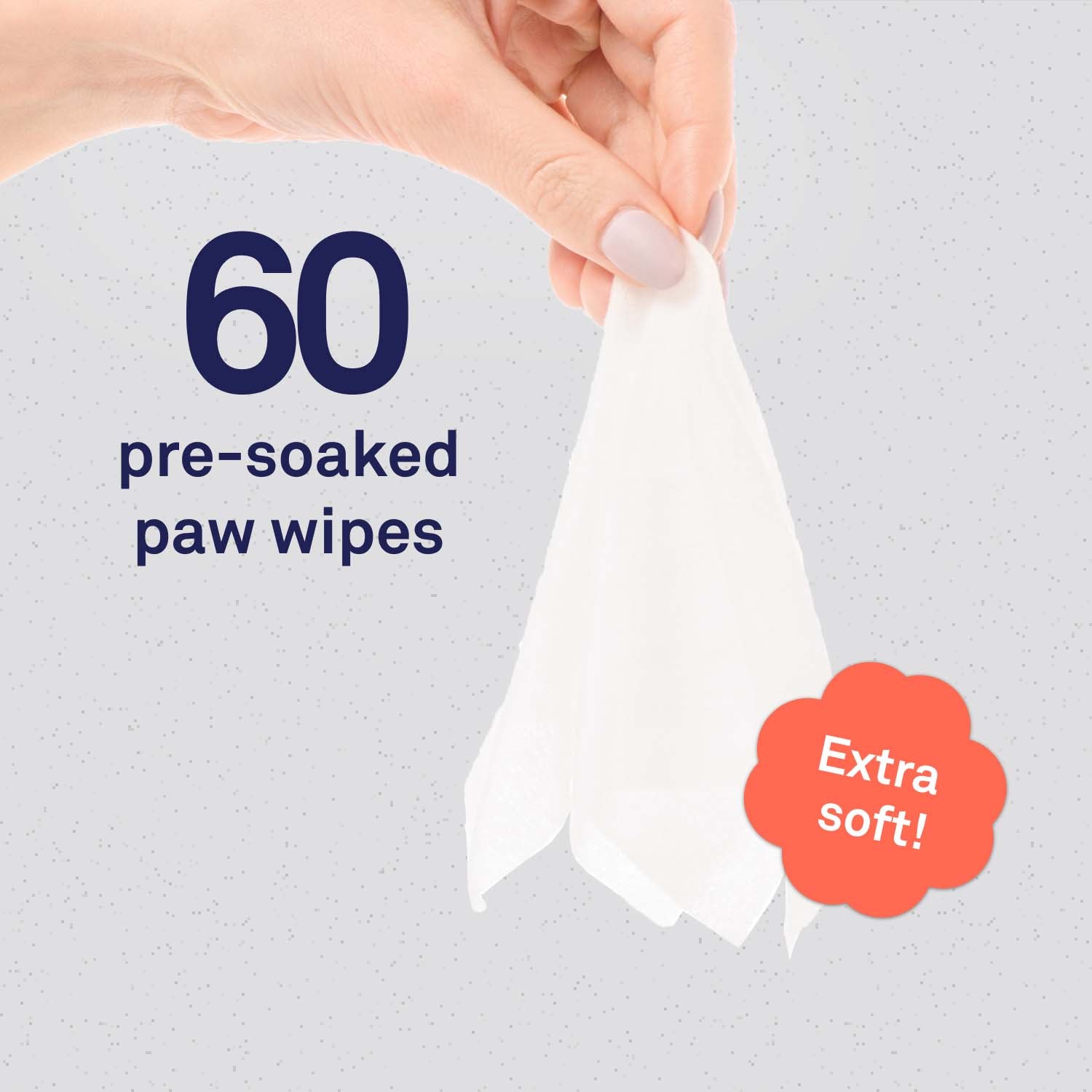 Wrinkle Wipes - Large by Petpost for grooming dogs